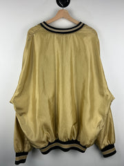 Vintage 90s Holloway Purdue Embroidered Gold Pullover Windbreaker