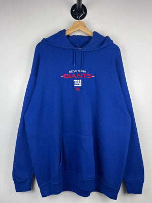 Vintage NFL New York Giants Embroidered Blue Hoodie