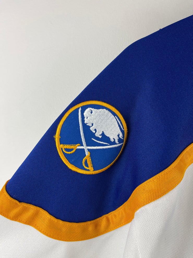 Vintage 90s NHL CCM Buffalo Sabres White Hockey Jersey