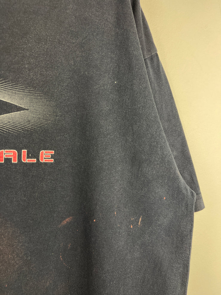 Vintage 90s Aeropostale Spellout Faded Navy Tee