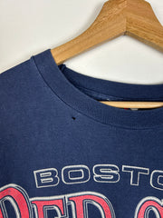 Vintage 90's Logo 7 Boston Red Sox Navy Tee