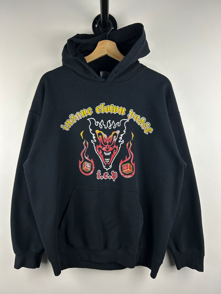 Vintage 2002 Insane Clown Posse ICP Devil Black Hoodie