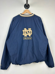 Vintage Notre Dame Irish Navy Pullover Windbreaker