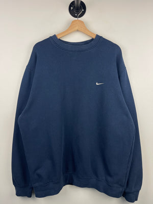 Vintage Nike Mini Swoosh Navy Crewneck