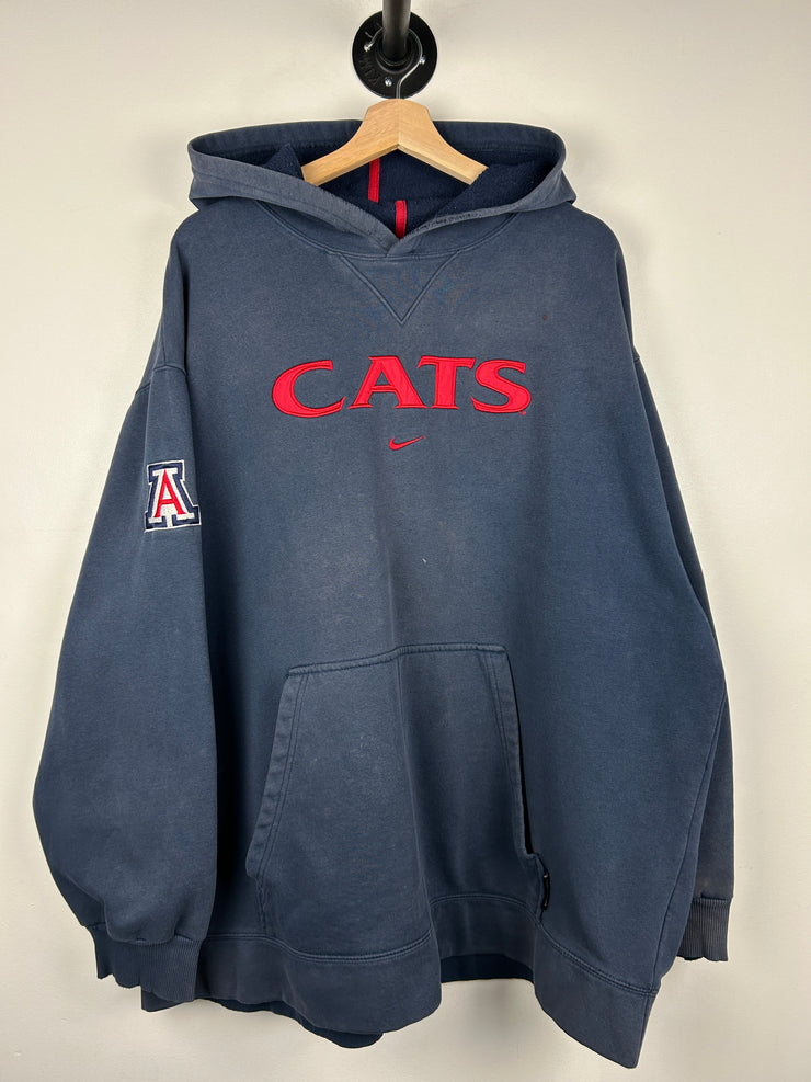 Vintage Nike Arizona Wildcats Embroidered Navy Hoodie