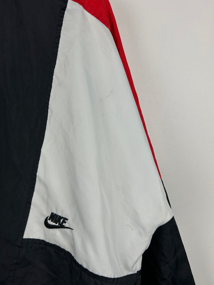 Nike Archives Spellout Swoosh Black & Red Windbreaker