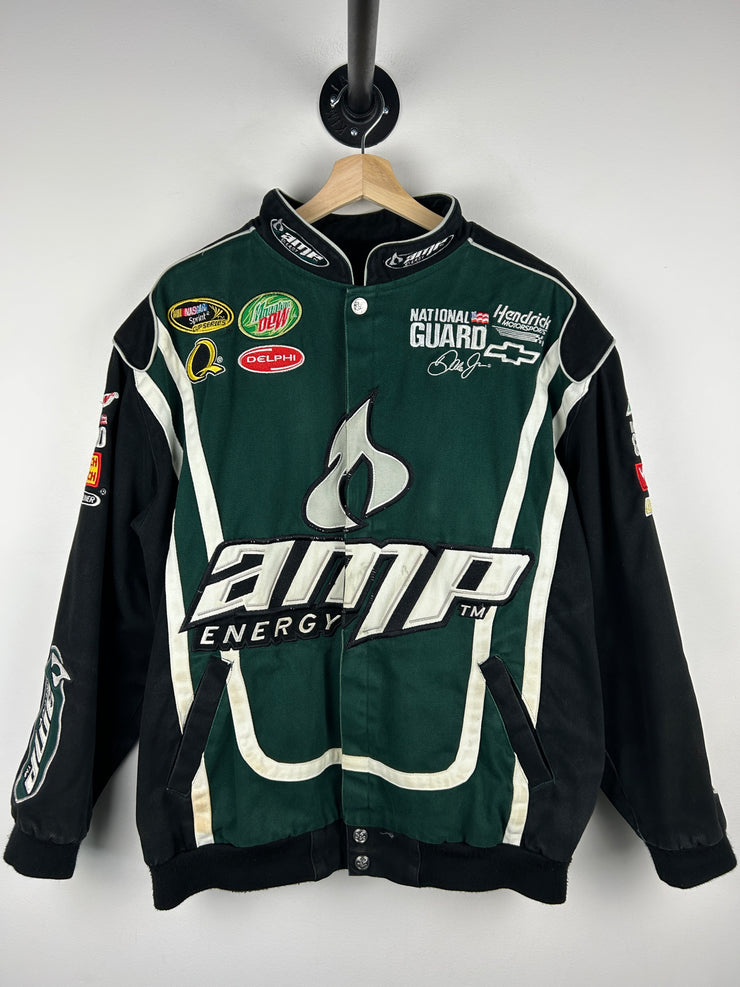 Vintage Nascar Chase Dale Jr AMP Energy Green Racing Jacket