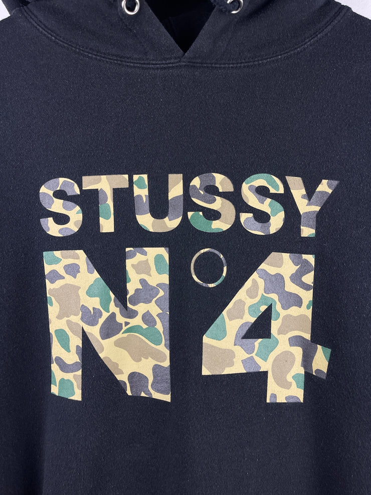 Stussy N4 Black Hoodie