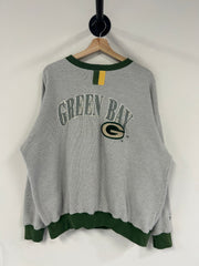 Vintage 90's Starter Green Bay Packers Grey Crewneck