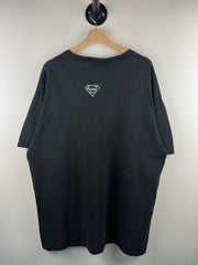 Vintage Superman Camo Logo Black Tee