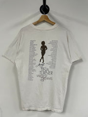 Vintage 90's Tina Turner Wildest Dreams White Tour Tee