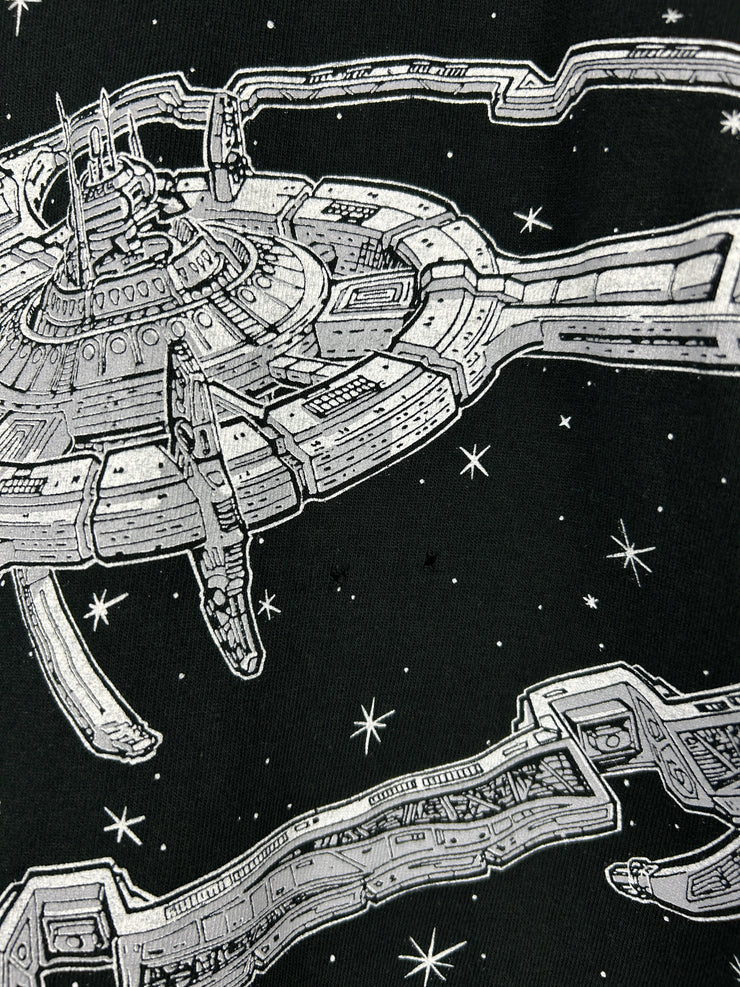 Vintage 90s Star Trek Deep Space Nine Black Tee