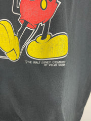 Vintage 80s Disney Mickey Mouse Florida Black Tee