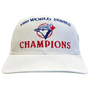 Vintage 90s MLB Starter Toronto Blue Jays World Series Champions White Snapback Hat
