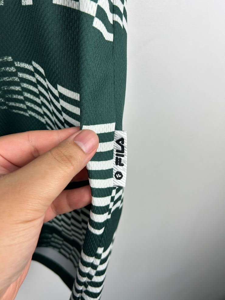 Vintage 90s Fila Woodstock Stallions Green Soccer Jersey