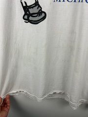 Vintage 90s Michigan Peeing White Tee
