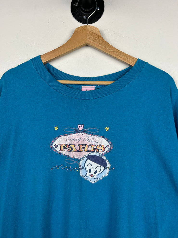 Vintage Looney Tunes Paris Blue Tee