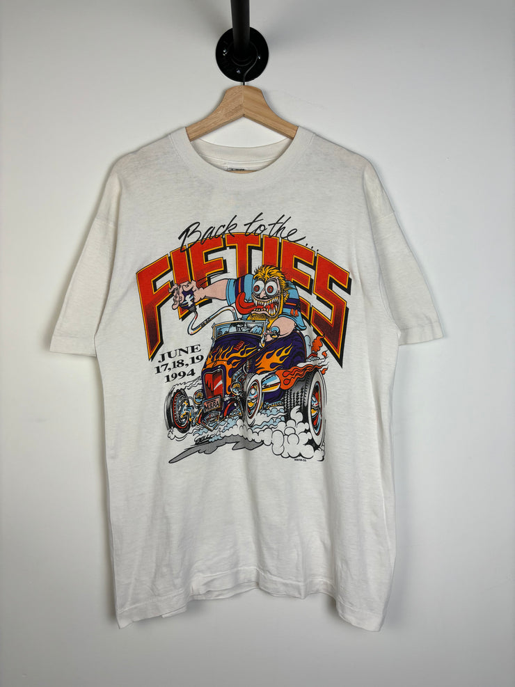 Vintage 1994 Back To The Fifties White Tee
