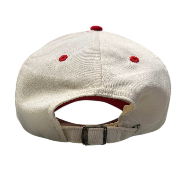 Vintage 90s Titleist Golf Script White & Red Strapback Hat