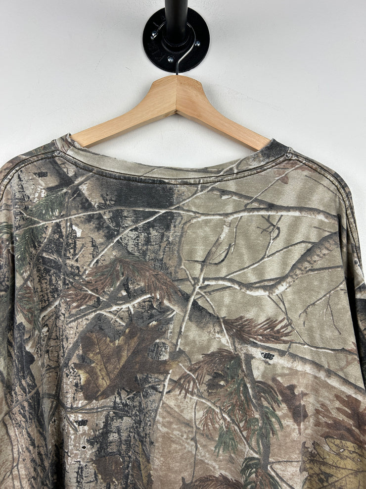Vintage Real Tree Camo Pocket Long Sleeve