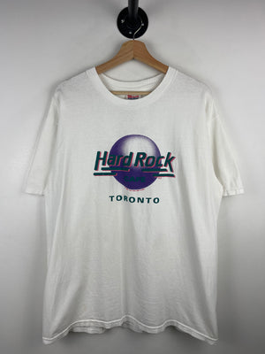 Vintage 90s Hard Rock Café Toronto White Tee