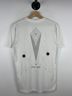 Stone Island Constelation Abstract White Tee
