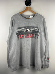 Vintage Nascar Dale Earnhardt Goodwrench Grey Long Sleeve