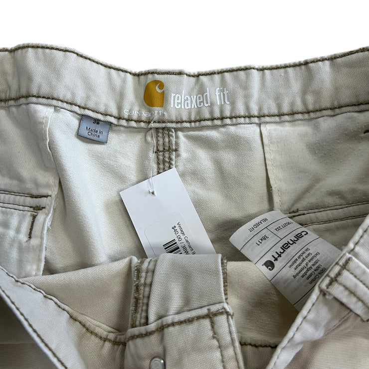 Vintage Carhartt Beige Cargo Shorts