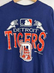 Vintage 90s MLB Detroit Tigers Navy Tee