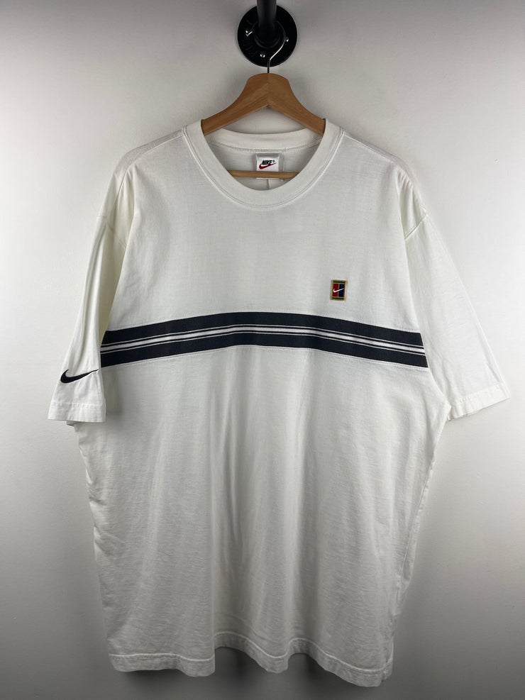 Vintage 90s Nike Tennis Challenge Court White Tee