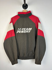 Vintage 90's Racing Team Penske Black & Red Windbreaker