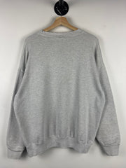 Vintage 90s Penn State Spellout Distressed Grey Crewneck