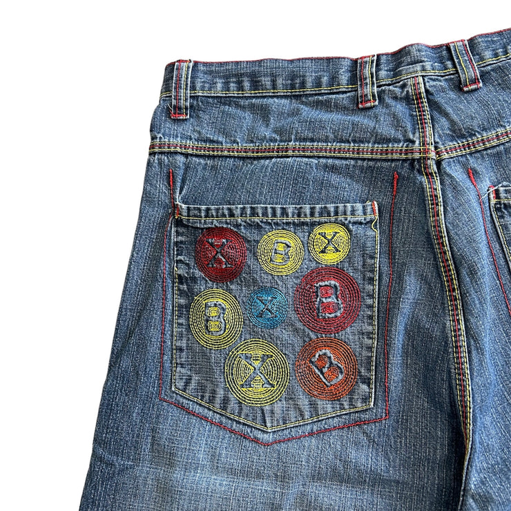 Vintage Y2K BX Baggy Blue Denim Shorts