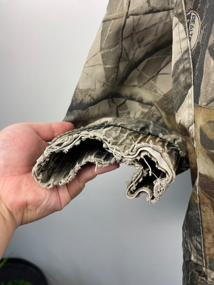 Vintage Outfitters Ridge Real Tree Camo Hooded Jacket