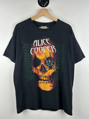 Vintage 2003 Alice Cooper Bare Bones Tour Black Tee