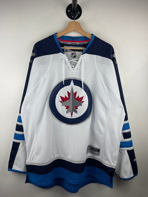 Vintage NHL Reebok Winnipeg Jets White Hockey Jersey