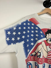 Vintage 90s Betty Boop American Classic White Crewneck
