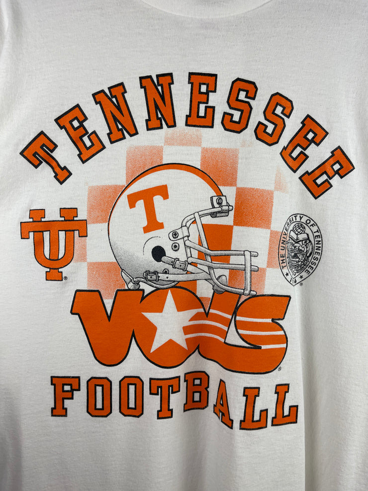 Vintage Tennessee Volunteers Football White Tee