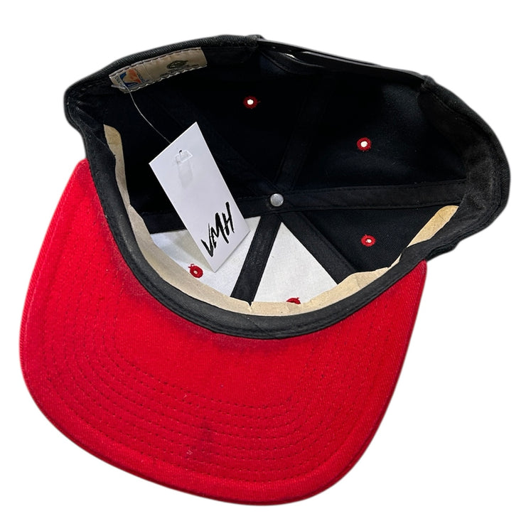 Vintage 90s NBA Chicago Bulls Black Snapback Hat