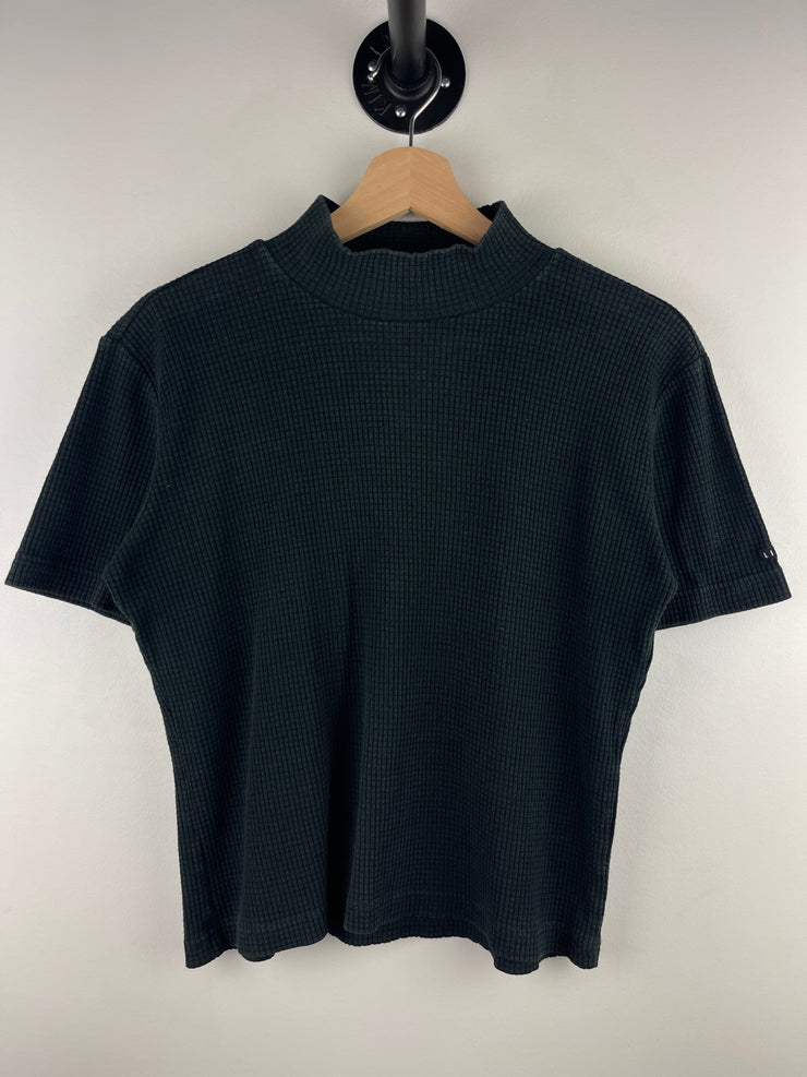 Vintage Liz Golf Black Mockneck Women’s Tee