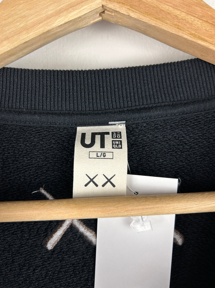 Kaws Companion Black Crewneck