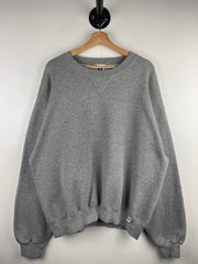Vintage 90s Russell Athletic Blank Grey Crewneck