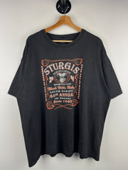 Vintage 2004 Sturgis Black Hills Rally South Dakota Black Tee
