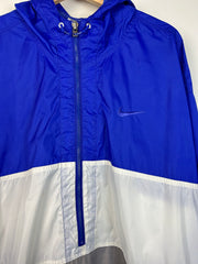 Vintage 90's Nike Swoosh Blue Half Zip Pullover Windbreaker