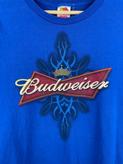 Vintage Budweiser Beer Tribal Blue Tee