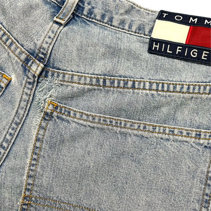 Vintage Tommy Hilfiger Baggy Blue Denim Shorts