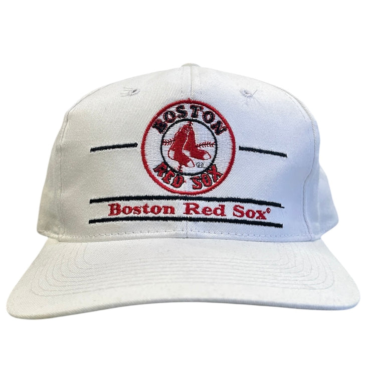 Vintage 90s MLB The Game Boston Red Sox Split Bar Snapback Hat