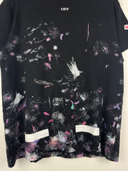 Off White Galaxy Brushed Arrows Black Tee