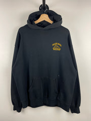 Vintage 90s Black Rock Saloon Cowboy Boots Black Hoodie