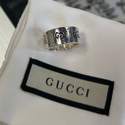 Gucci Ghost Sterling Silver Ring